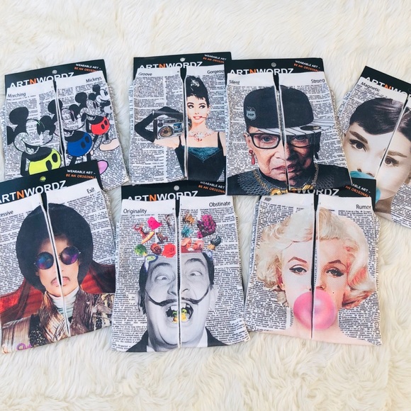 Salvador Dali ARTNWORDZ wearable Art socks - Picture 8 of 8